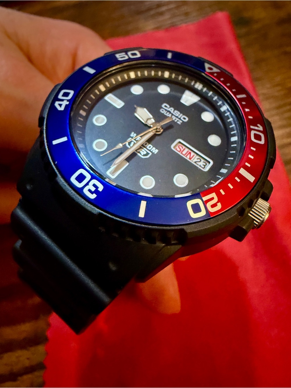 Casio GMT Pepsi Watch